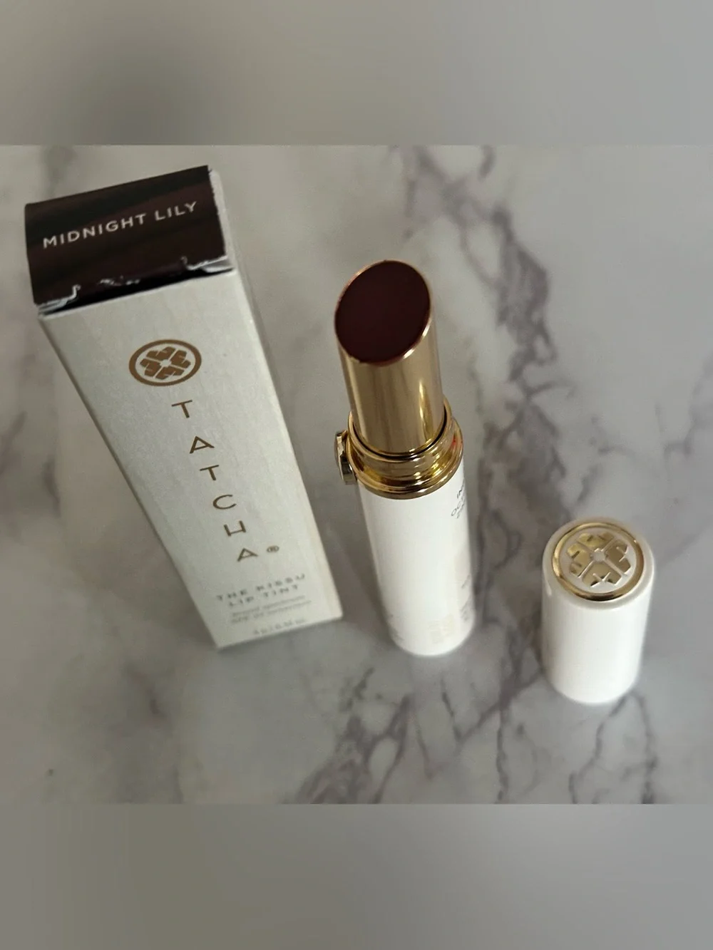 Tatcha Kissu Midnight Lily Lipstick — Deep Plum